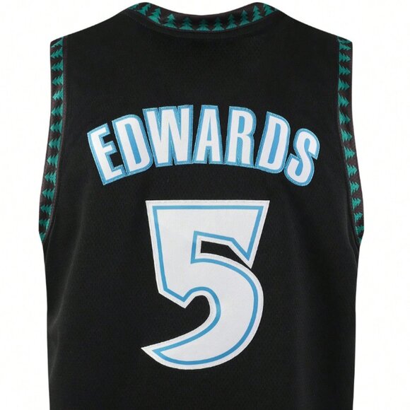 NEW Anthony Edwards Men's Basketball Stitched Jersey Large - Picture 2 of 3